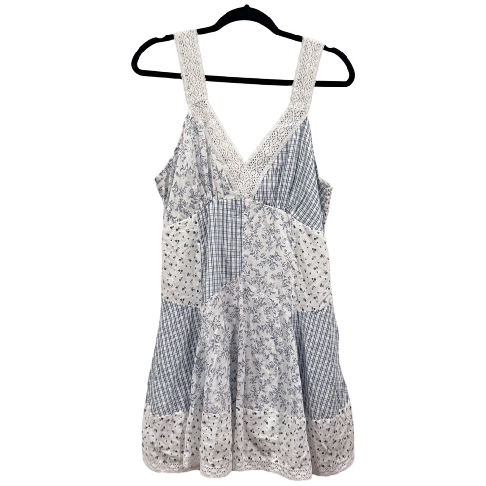 American Eagle Patch Work baby doll Dress Size L